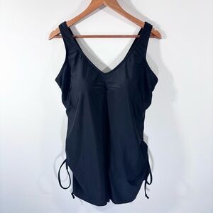 Avenue black one piece swimsuit